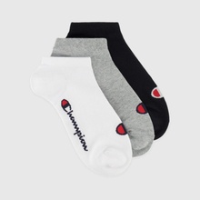 Champion ponožky Low Cut 3Pack Grey