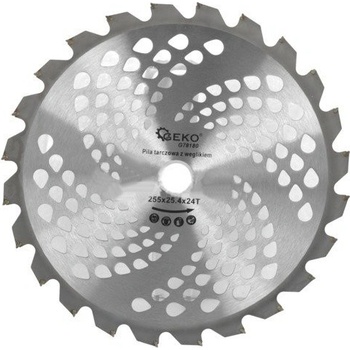 GEKO Kotouč pilový s SK plátky 255x24Tx25,4mm