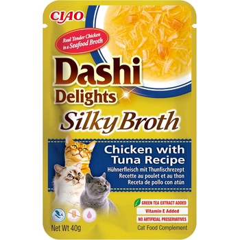 Image 1 of Inaba Foods Dashi Delights Silky Broth chicken with tuna 40 g