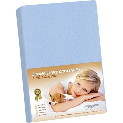 Bellatex jersey prostěradlo Lux Modré 90x200x40