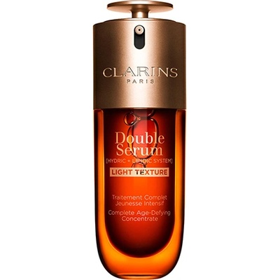 Clarins Double Serum Light Texture Skin Serum интензивен серум против стареене на кожата унисекс 30 мл