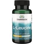 Swanson AjiPure L-Leucine - Pharmaceutical Grade 500 mg [60 капсули]
