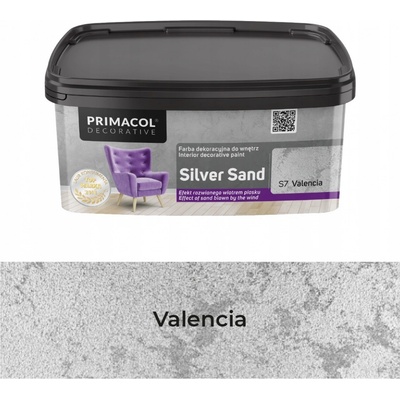 Primacol Decorative Silver Sand dekorativní strukturální barva, S7 Valencia, 1 l