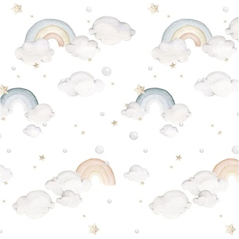 Dekornik Детски тапет от нетъкан текстил 50 cm x 280 cm Rainbow - Dekornik (DEKO.TAP.086)