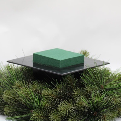 Miska s hmotou Ikebana squere - černá - AP1178 – Zboží Dáma