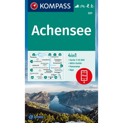 Achensee (Kompass, 027) - turistická mapa