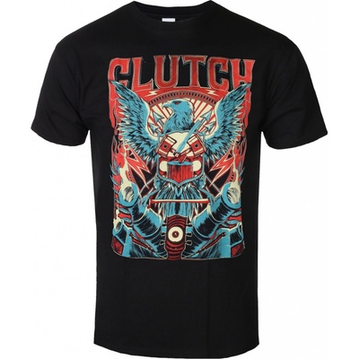 Tričko metal Indiemerch Clutch Eagle Eye čierne