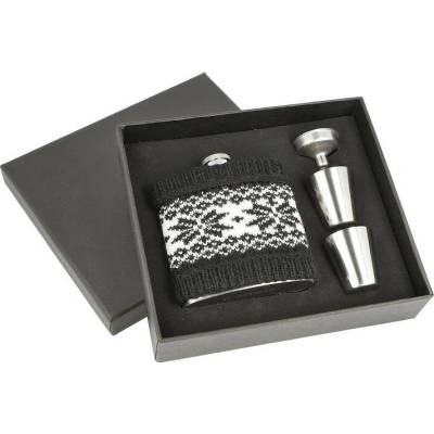 Placatka v dárkové kazetě Angelo Winter Black, 177 ml (6 oz)