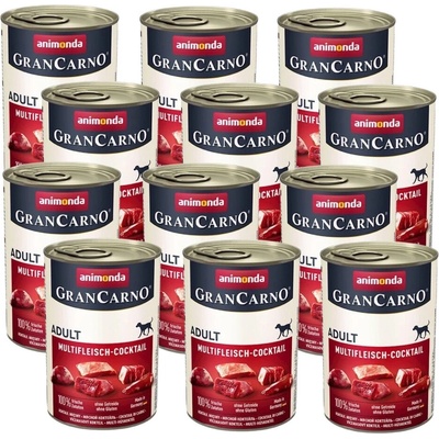 Animonda Gran Carno Adult Mäsový Koktail 12 x 400 g