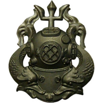 Armáda U.S. Odznak US DIVER Master ČERNÝ