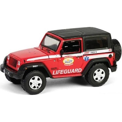 GreenLight Jeep Wrangler Volusia County Florida Beach Safety Ocean 2011 1:64