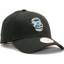 Mitchell & Ness Team Logo Low Pro Charlotte Hornets Black Snapback černá vícebarevné černá