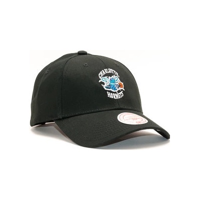 Mitchell & Ness Team Logo Low Pro Charlotte Hornets Black Snapback černá vícebarevné černá
