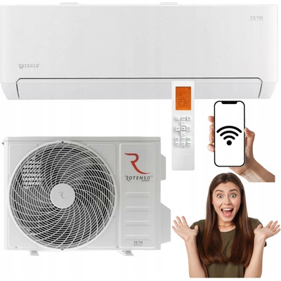 Rotenso Teta 3,5kW WiFi bílá s topením