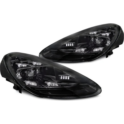 TUNING-TEC Led Headlights Drl Black Fits Porsche Cayenne 10-15