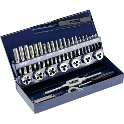 Cimco 203930 sada závitníkov HSS metrický M3, M4, M5, M6, M8, M10, M12