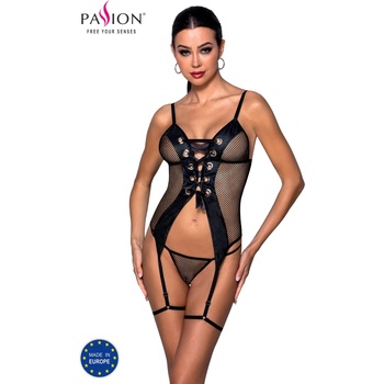 Image 1 of Passion Beth Corset Black L/XL
