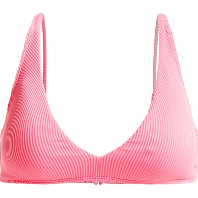 Roxy Дамско бикини горнище Roxy Women's Rib Love the Oceana V Bikini top - Pink Carnation - размер XL (150-3921-0415)