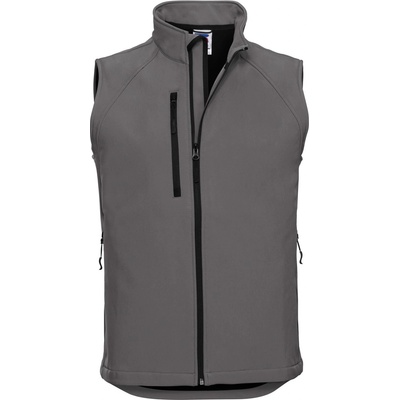 Russell Athletic 141m / Мъжки трислоен софтшел елек - титанов размер s (10141m49301)