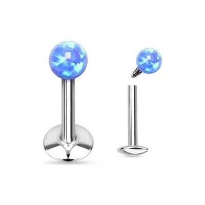 Šperky4U piercing do brady opál LB01039-OP05