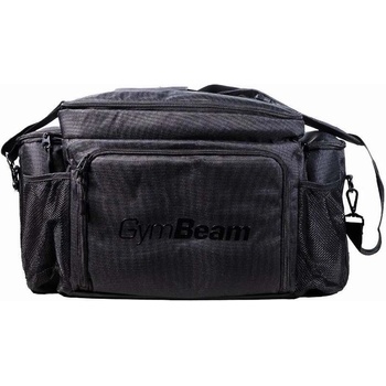 GymBeam taška na jedlo Fit Prep Black + 6 krabiček