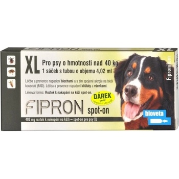 Bioveta Fipron spot-on Dog XL nad 40 kg 1 x 4,02 ml
