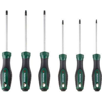 PARKSIDE Sada šroubováků / Sada nástrčných klíčů a šroubováků, 6dílná (Sada šroubováků TX) – Zboží Mobilmania