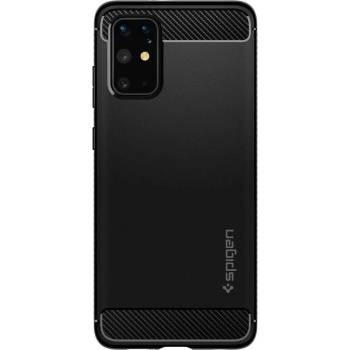 Spigen Калъф Spigen - Rugged Armor, Galaxy S20 Plus, черен (8809685626169)