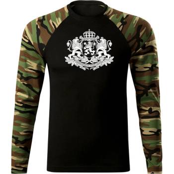 Image 1 of DRAGOWA FIT-T Тениска с дълъг ръкав Герб на България, woodland (37424)