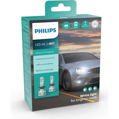 Philips LED H7 Ultinon Pro5100 HL Phil-11972U51X2