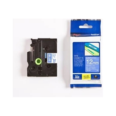 páska BROTHER TZ535 biele písmo, modrá páska Tape (12mm) (TZE535)