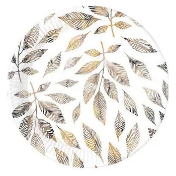 Javoli párty papierový tanier 23 cm Sivé konáre