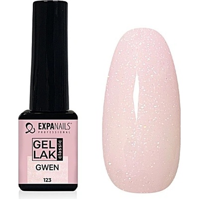 Expa-nails expanails uv/led gel lak gwen třpyt transparent 5 ml