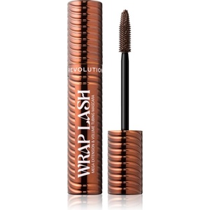Revolution Wrap Lash Tubing спирала за удъжаване, извиване и обем цвят Brown 8.5ml