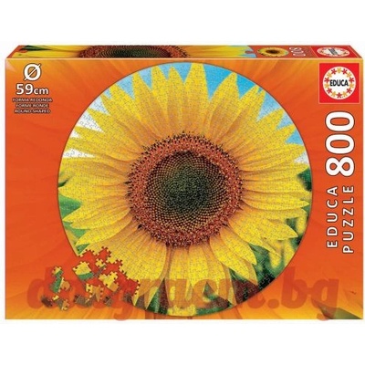Educa Кръгъл пъзел educa 19034 - 500 части - Слънчоглед (edu19034)