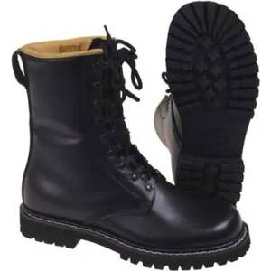 Fox Outdoor Combat военни кожени кубинки с кожен хастар, черни (18135)