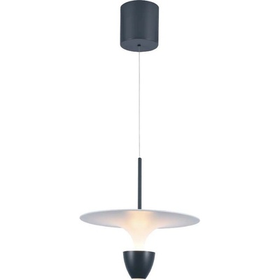 V-TAC 9W LED Висяща Лампа (30x300x1370MM) Бяло+Сиво Тяло 3000K Регулируема - 23103 (23103)