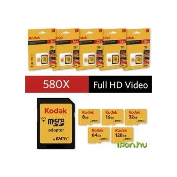 Kodak microSDHC 8GB UHS-I EKMSDM8GHC10K