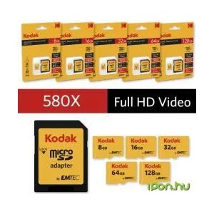Kodak microSDHC 8GB UHS-I EKMSDM8GHC10K