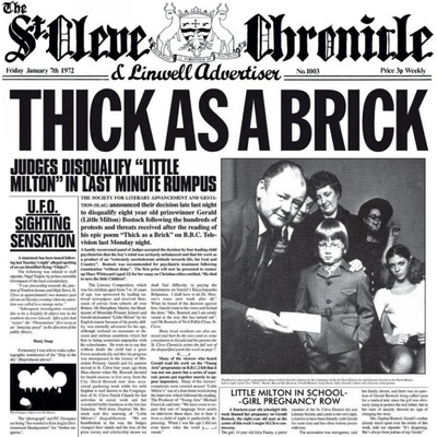 Jethro Tull - Thick As A Brick CD