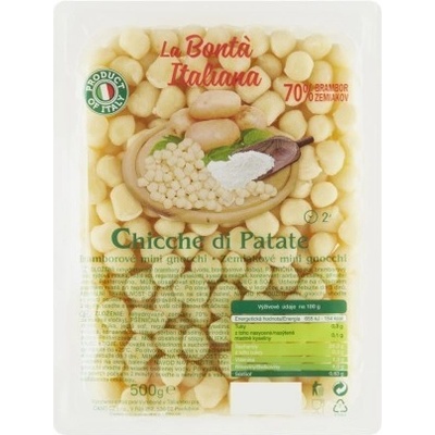 Gnocchi Chicche di patate - bramborové mininoky PASTIFICIO BOLOGNESE 0,5 kg