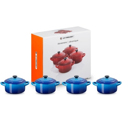 Le Creuset Тава за фурна 10 см, 250 мл, комплект от 4 бр. , AZURE, керамика с глазура, Le Creuset (LECR79212102200100)
