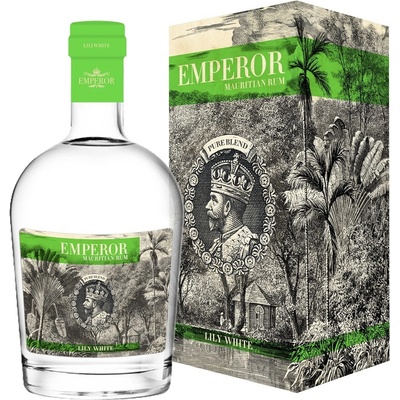 Emperor LILY White Mauritian Rum 42% 0,7 l (tuba)