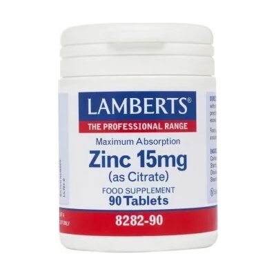 LAMBERTS Хранителна добавка Цинк, Lamberts Zinc 25mg (Citrate) 90 tabs