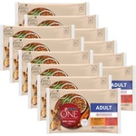 PURINA ONE MINI Куче Възрастни Пиле и говеждо в сос 12 x (4 x 85г)