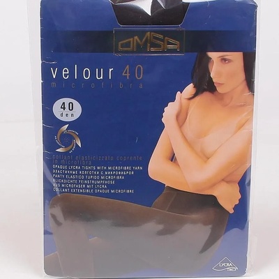 Микрофибърен чорапогащник в черно - 40 den