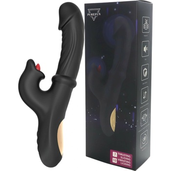 Wilson vibrujúci stimulátor klitorisu čierny