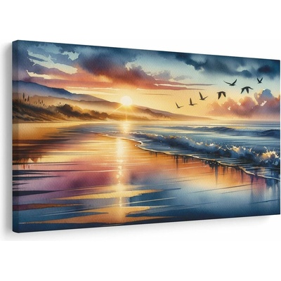 Obraz pláž při západu slunce - 60x40