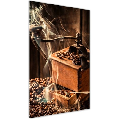 Vertikálny foto obraz fotografie na skle Zrnká kávy 50x100 cm