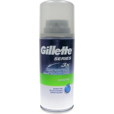 Gillette Series Sensitive Skin gél na holenie 75 ml